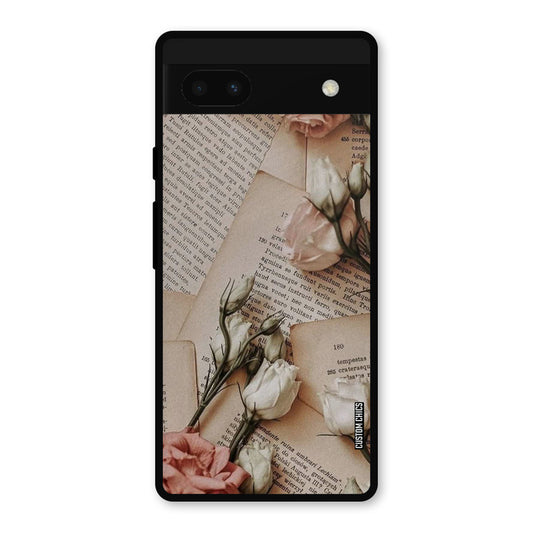 VIntage Flower Google Pixel 6a Mobile Back Cover - Aesthetic PrintShield Case