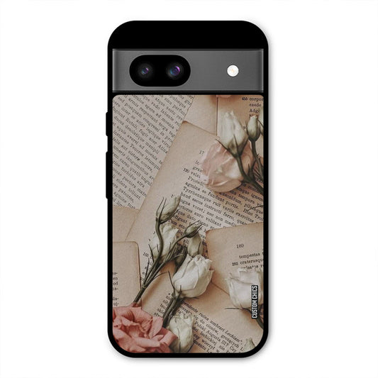 VIntage Flower Google Pixel 8a Mobile Back Cover - Aesthetic PrintShield Case