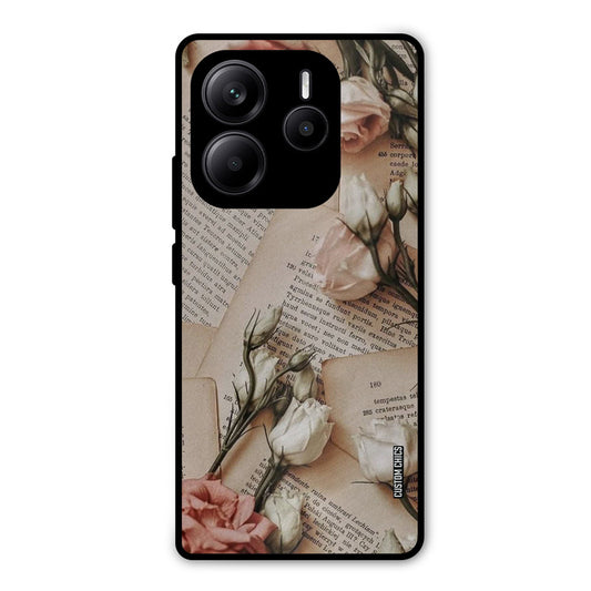 VIntage Flower Redmi Note 14 Mobile Back Cover - Aesthetic PrintShield Case
