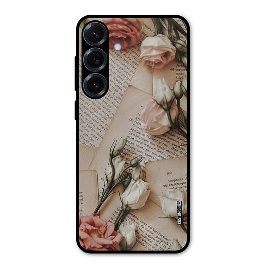 VIntage Flower Samsung Galaxy S25 Plus Mobile Back Cover - Aesthetic PrintShield Case