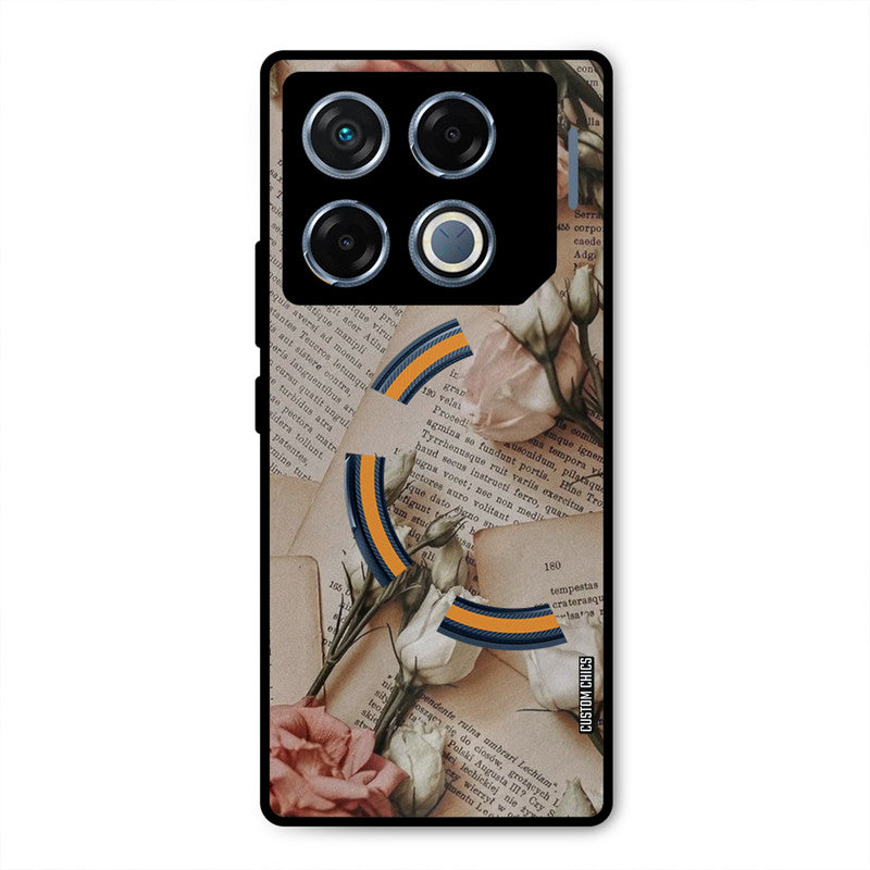 VIntage Flower Infinix GT 20 Pro Mobile Back Cover - Aesthetic PrintShield Case