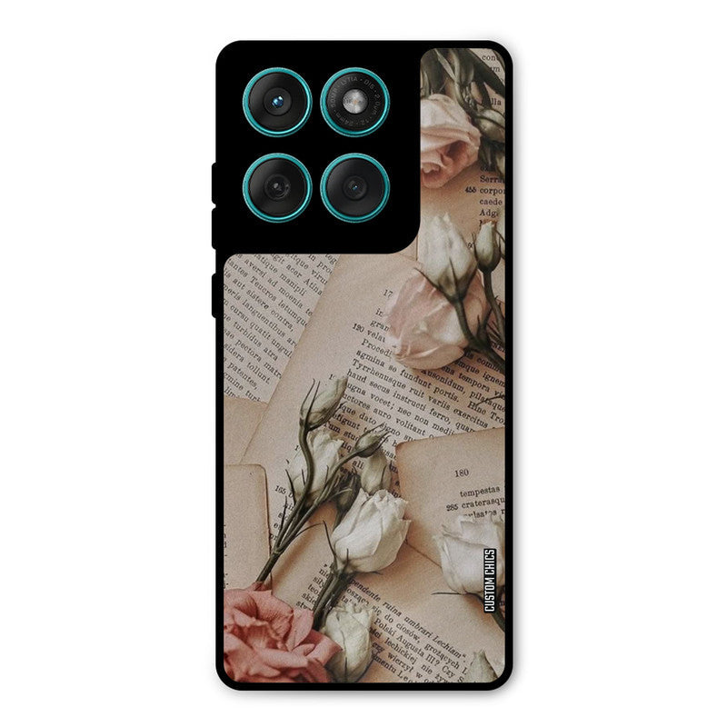 VIntage Flower Motorola Edge 60 Mobile Back Cover - Aesthetic PrintShield Case