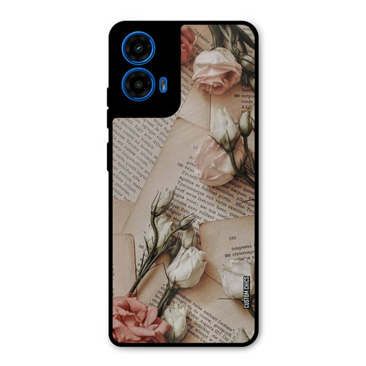 VIntage Flower Moto G45 Mobile Back Cover - Aesthetic PrintShield Case