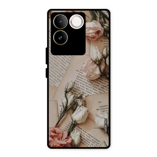 VIntage Flower Vivo T2 Pro Mobile Back Cover - Aesthetic PrintShield Case