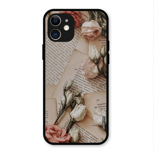 VIntage Flower IPhone 12 Mobile Back Cover - Aesthetic PrintShield Case