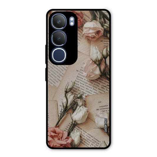 VIntage Flower Vivo Y29 Mobile Back Cover - Aesthetic PrintShield Case