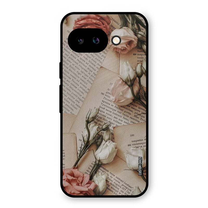 VIntage Flower Google Pixel 9A Mobile Back Cover - Aesthetic PrintShield Case