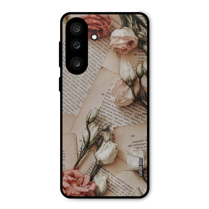 VIntage Flower Samsung Galaxy M56 Mobile Back Cover - Aesthetic PrintShield Case