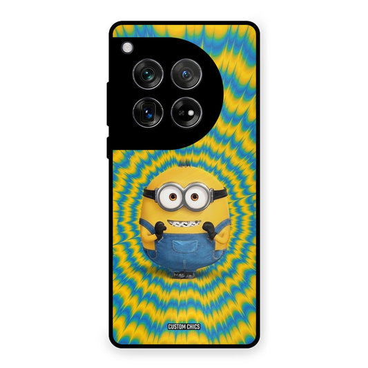 Vibrant Minion OnePlus 12 Mobile Back Cover - Cute PrintShield Case