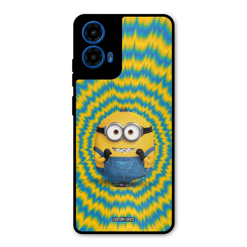 Vibrant Minion Moto G45 Mobile Back Cover - Cute PrintShield Case