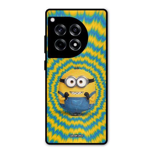 Vibrant Minion OnePlus 12R Mobile Back Cover - Cute PrintShield Case