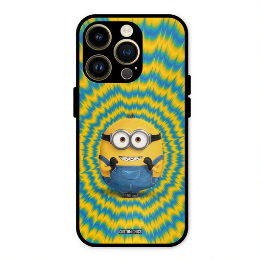 Vibrant Minion iPhone 14 Pro Mobile Back Cover - Cute PrintShield Case