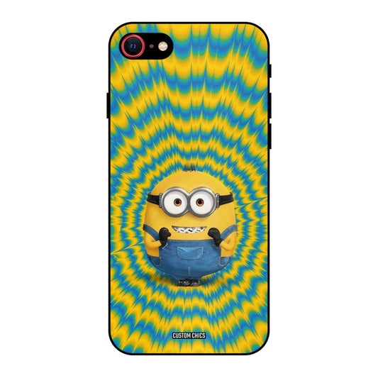 Vibrant Minion iPhone SE 2020 Mobile Back Cover - Cute PrintShield Case