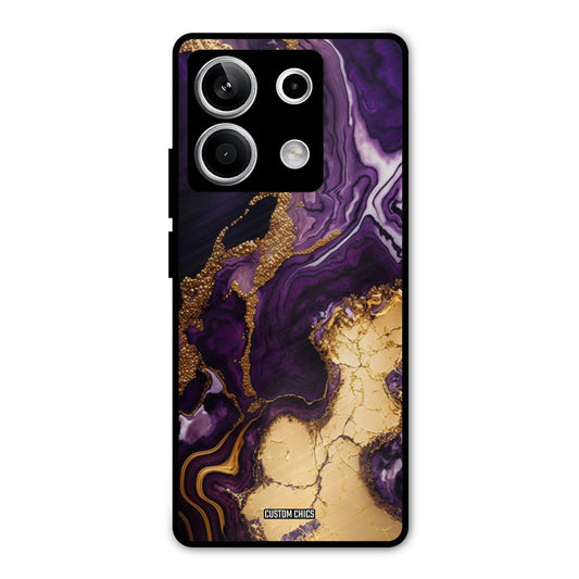 Viole Gold Redmi Note 13 5G Mobile Back Cover - Aesthetic PrintShield Case