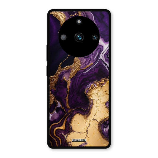 Viole Gold Realme 11 Pro Plus Mobile Back Cover - Aesthetic PrintShield Case