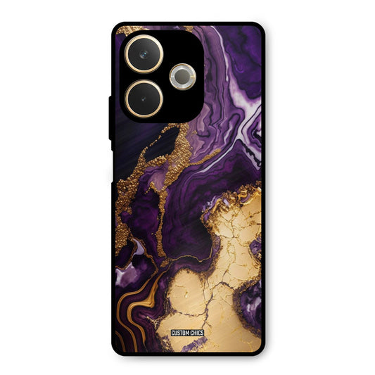 Viole Gold Oppo A5 Pro Mobile Back Cover - Aesthetic PrintShield Case
