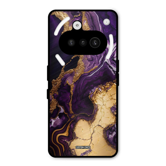 Viole Gold Nothing Phone 3A Mobile Back Cover - Aesthetic PrintShield Case