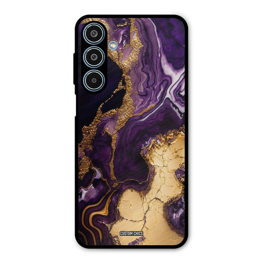 Viole Gold Samsung Galaxy M35 5G Mobile Back Cover - Aesthetic PrintShield Case