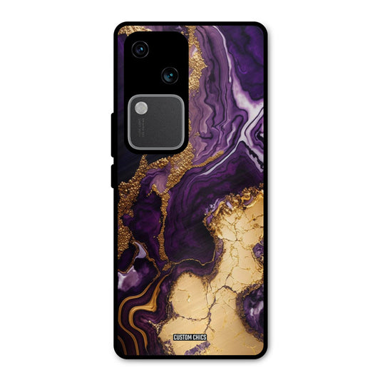 Viole Gold Vivo V30 Mobile Back Cover - Aesthetic PrintShield Case