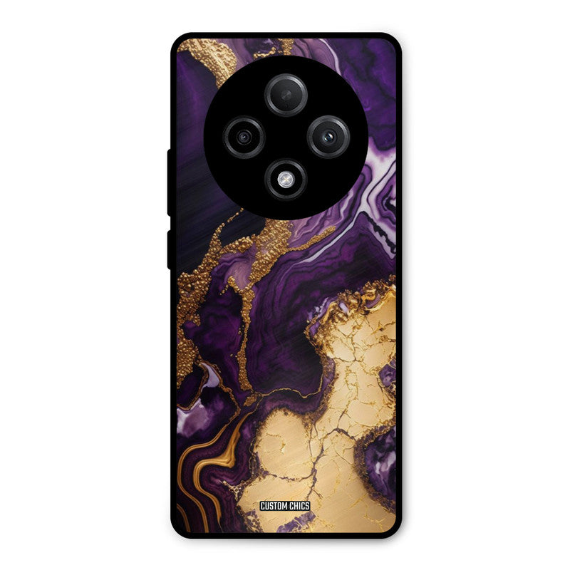 Viole Gold Oppo F27 Pro Plus 5G Mobile Back Cover - Aesthetic PrintShield Case