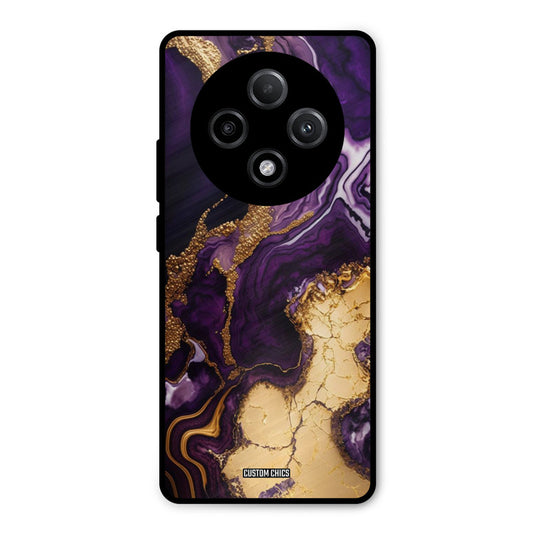 Viole Gold Oppo F27 Pro Plus 5G Mobile Back Cover - Aesthetic PrintShield Case