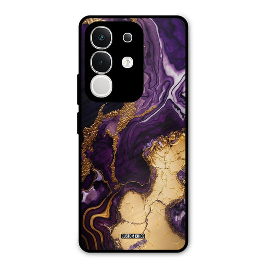 Viole Gold Vivo T4x Mobile Back Cover - Aesthetic PrintShield Case