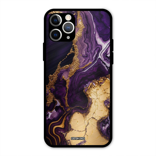 Viole Gold IPhone 11 Pro Max Mobile Back Cover - Aesthetic PrintShield Case