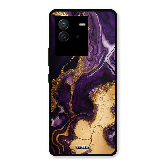 Viole Gold iQoo Neo 6 Mobile Back Cover - Aesthetic PrintShield Case