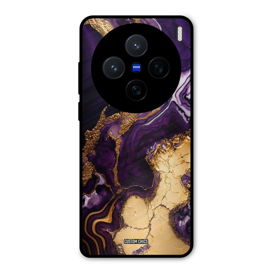 Viole Gold Vivo X200 Mobile Back Cover - Aesthetic PrintShield Case