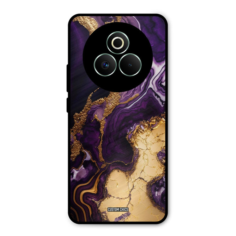 Viole Gold Realme P3 Pro 5G Mobile Back Cover - Aesthetic PrintShield Case