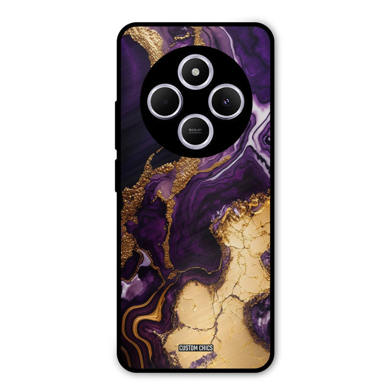 Viole Gold Poco M7 Mobile Back Cover - Aesthetic PrintShield Case