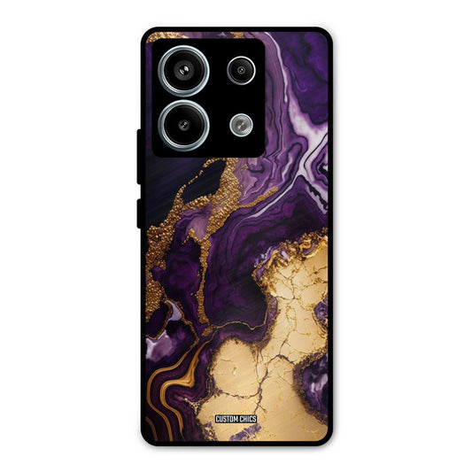 Viole Gold Redmi Note 13 Pro 5G Mobile Back Cover - Aesthetic PrintShield Case