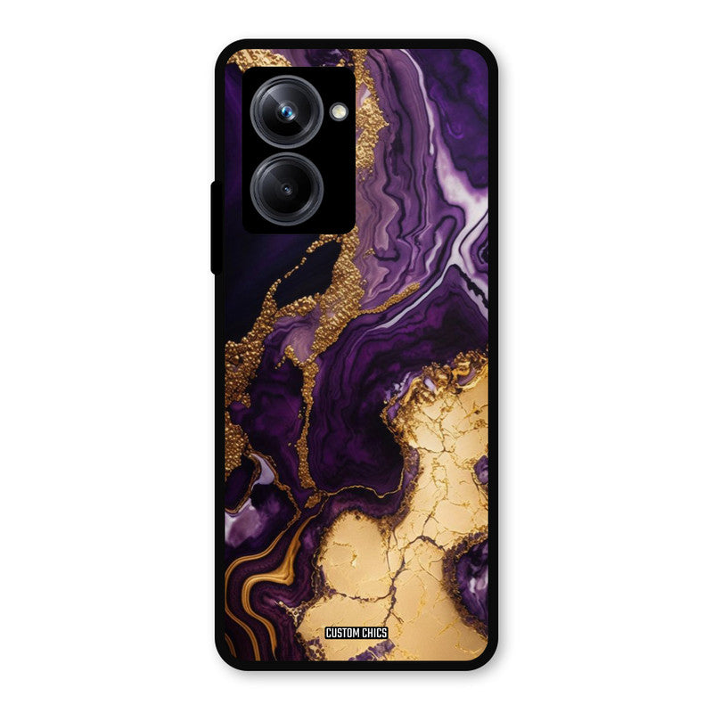 Viole Gold Realme 10 Pro Mobile Back Cover - Aesthetic PrintShield Case