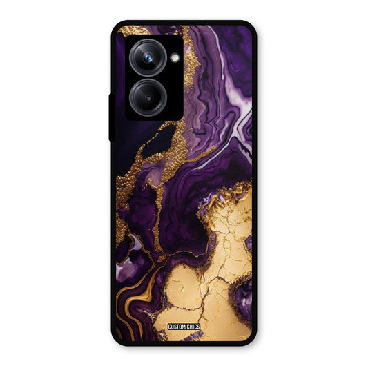 Viole Gold Realme 10 Pro Mobile Back Cover - Aesthetic PrintShield Case