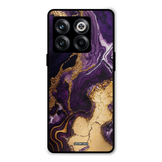 Viole Gold Oneplus 10T Mobile Back Cover - Aesthetic PrintShield Case