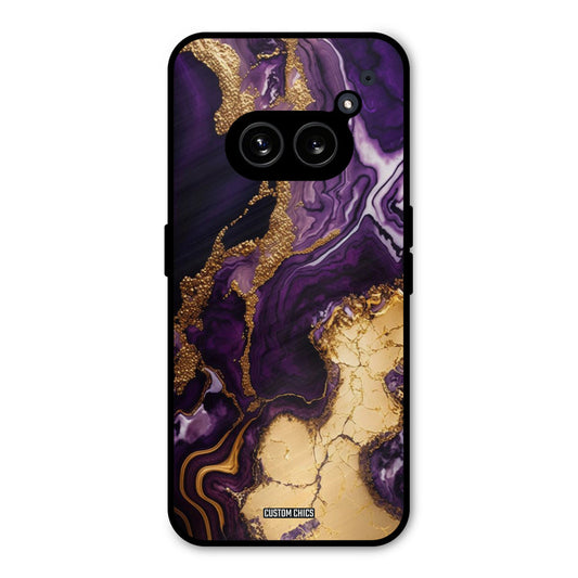 Viole Gold Nothing Phone 2a Mobile Back Cover - Aesthetic PrintShield Case