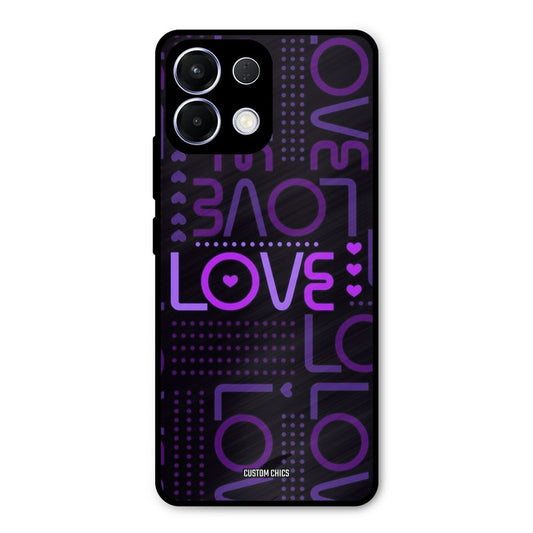 Violet Love Oppo K13 5G Mobile Back Cover - Typography PrintShield Case