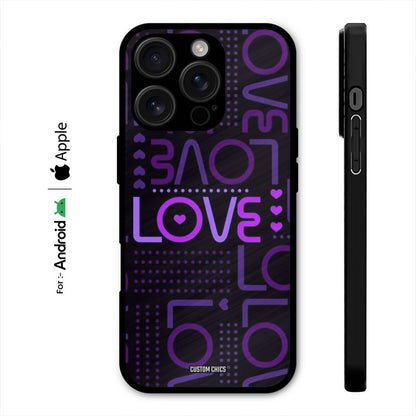 Violet Love Case – Premium PrintShield Mobile Cover