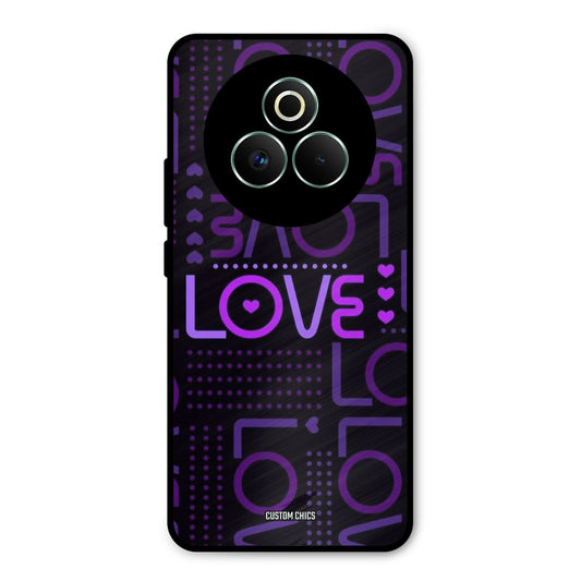 Violet Love Realme P3 Pro 5G Mobile Back Cover - Typography PrintShield Case