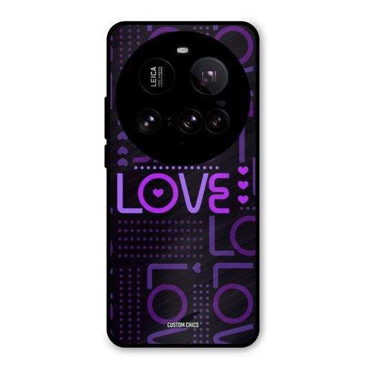 Violet Love Xiaomi Mi 15 Ultra Mobile Back Cover - Typography PrintShield Case