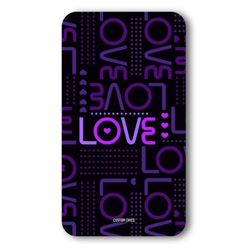 Violet Love Case – Premium PrintShield Mobile Cover