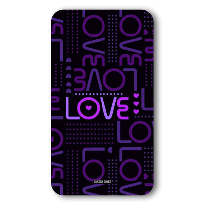 Violet Love Case – Premium PrintShield Mobile Cover