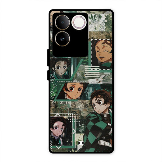 Tanjiro Thoughts Vivo T2 Pro Mobile Back Cover - Anime PrintShield Case