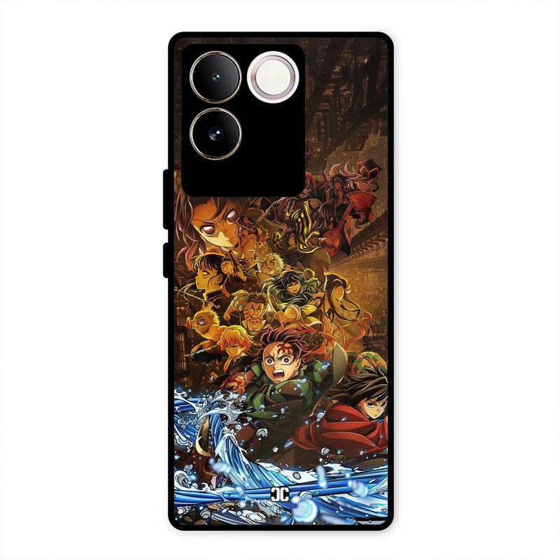 Demon Slayers Vivo T2 Pro Mobile Back Cover - Anime PrintShield Case