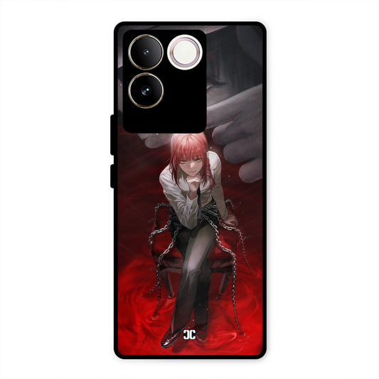 Makima Chains Vivo T2 Pro Mobile Back Cover - Anime PrintShield Case