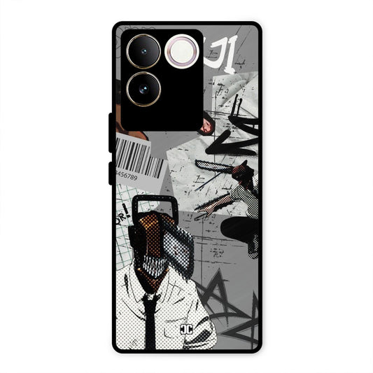 Denji Rage Vivo T2 Pro Mobile Back Cover - Anime PrintShield Case
