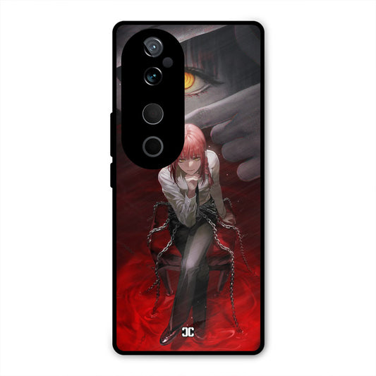 Makima Chains Vivo T3 Ultra Mobile Back Cover - Anime PrintShield Case