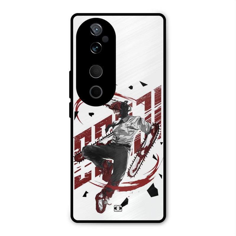 Chainsawman Typo Vivo T3 Ultra Mobile Back Cover - Anime PrintShield Case