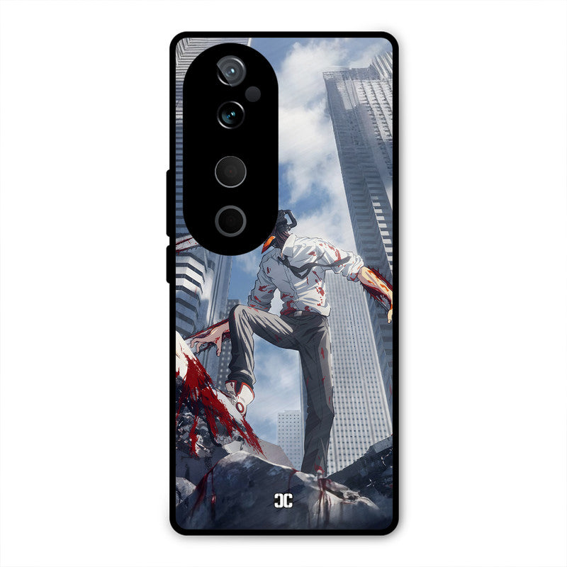 Denji Fighting Vivo T3 Ultra Mobile Back Cover - Anime PrintShield Case