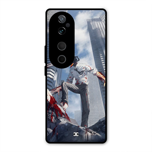 Denji Fighting Vivo T3 Ultra Mobile Back Cover - Anime PrintShield Case